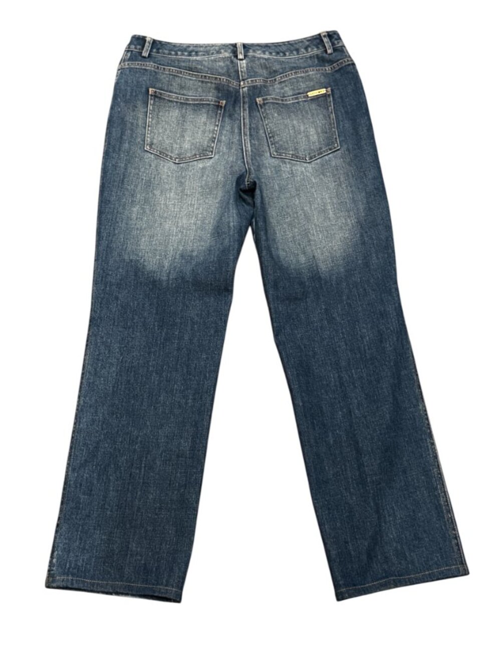St. John Blue Wash Wide Leg Jeans Women’s Size 10 Designer Denim - Picture 5 of 6